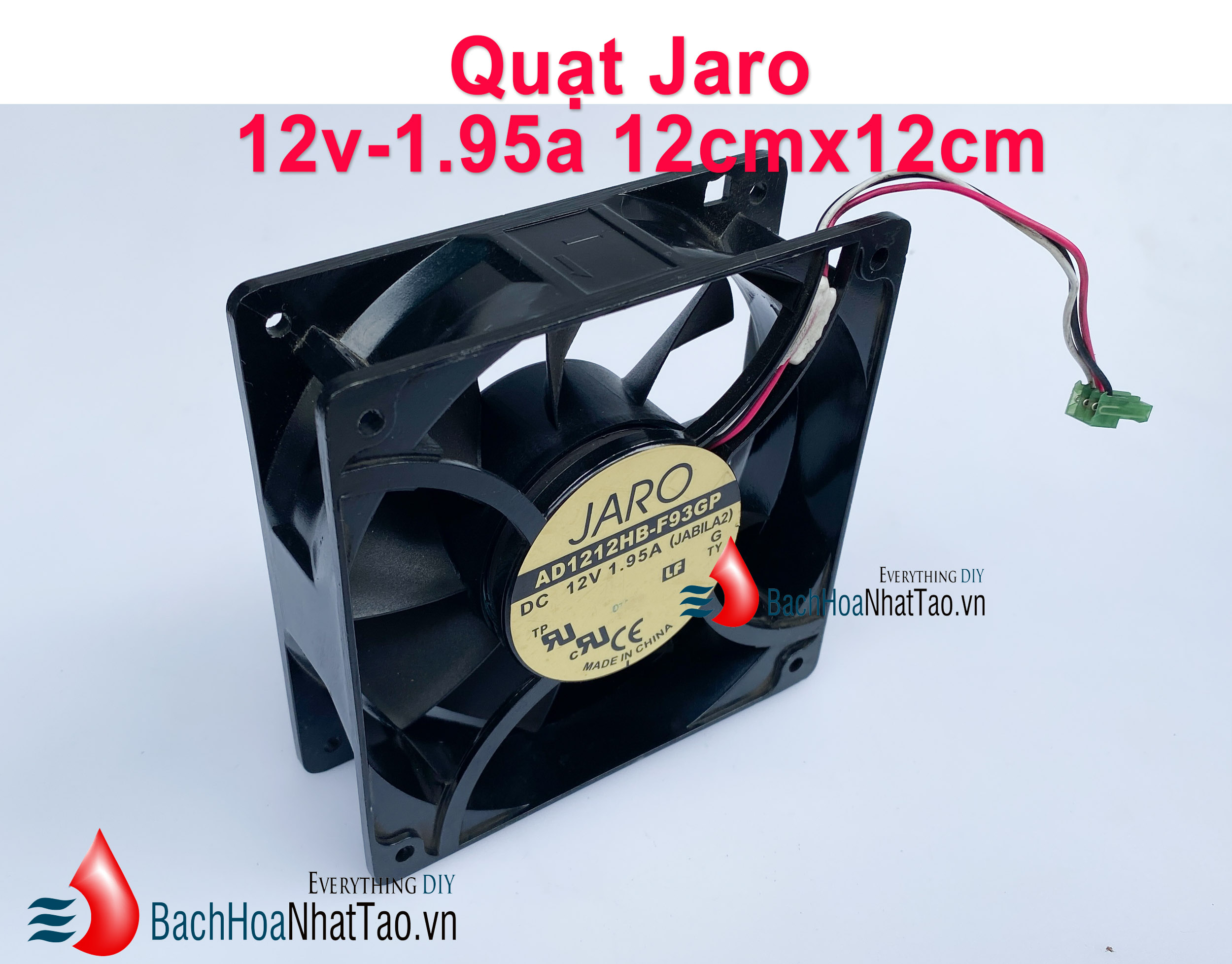 Quạt DC 12v-1.93a 12cm x 12cm