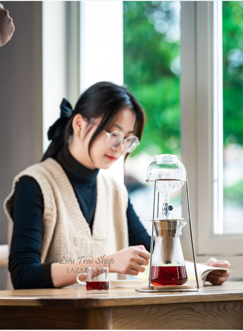 Bộ pha cà phê lạnh cold drip colbrew pha cafe đá iced coffee pot