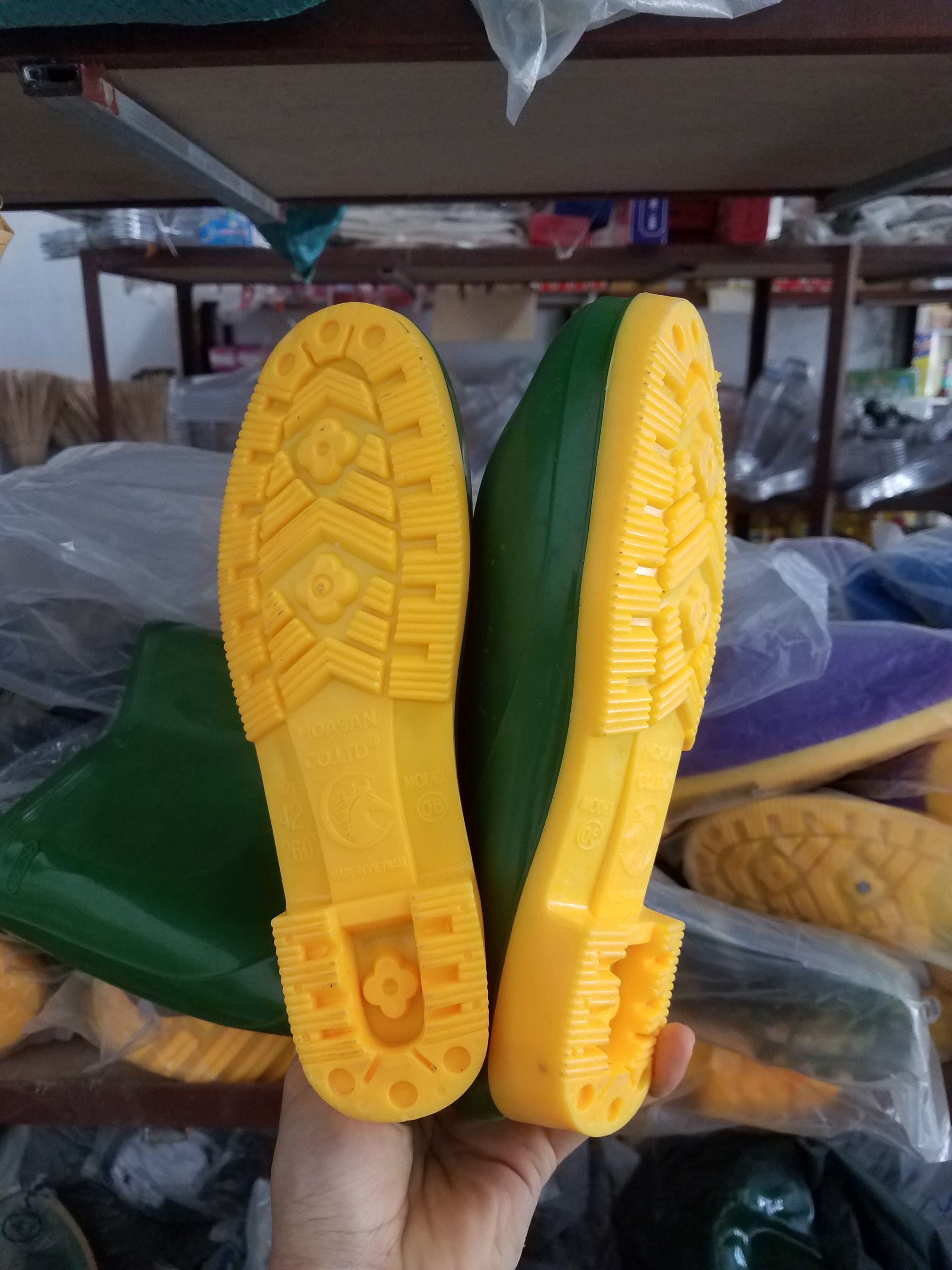 ủng lửng xanh Hoa San đủ size(38-43) dành cho nam