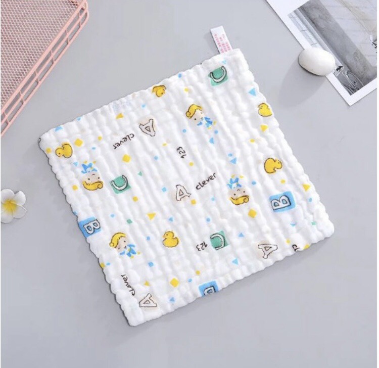 Khăn xô 6 lớp rửa mặt loại dày ( sỉ lẻ đồ sơ sinh bebong86 )