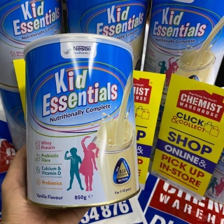 MẪU MỚI - Sữa Kid Essentials Vanilla Úc 800GR Dành Cho Trẻ Chậm Tăng Cân, Lười Ăn, Chậm Lớn - KIDS TĂNG CÂN, TĂNG CHIỀU CAO thumbnail