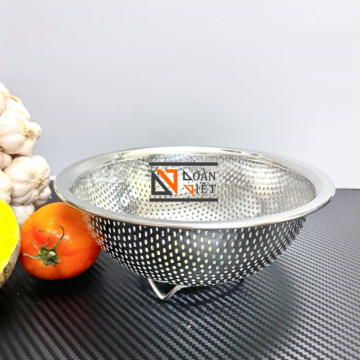 RỔ INOX (RÁ INOX) cao cấp dùng trưng hoa quả, rửa rau củ quả - NHIỀU SIZE GIÁ TỐT- DỤNG CỤ NHÀ BẾP TIỆN ÍCH
