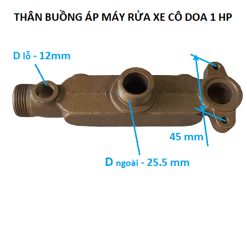 Phụ tùng đầu bơm rửa xe cô doa 1 HP