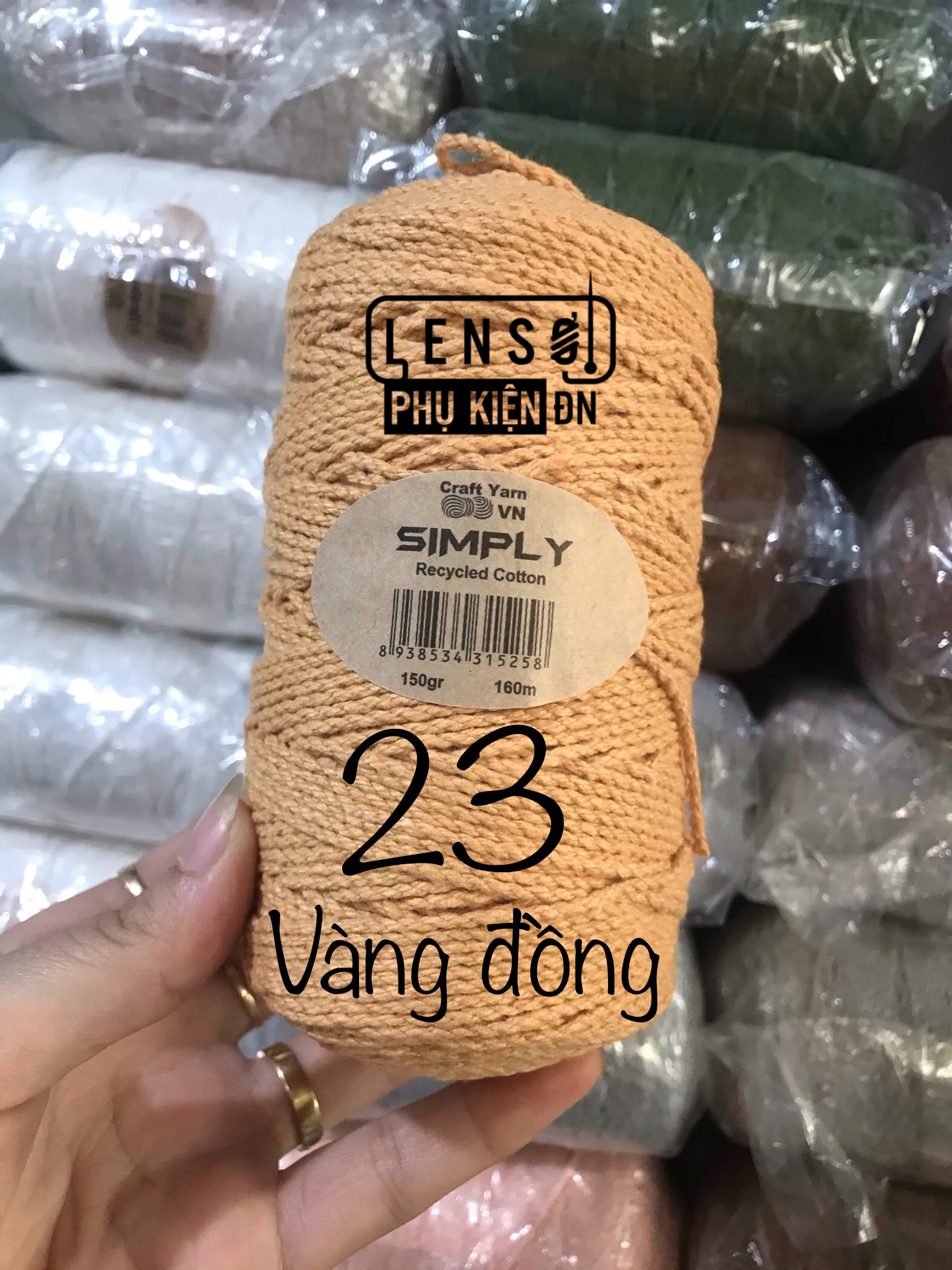 Sợi Simply Cotton Craft Yarn - Len sợi phụ kiện Đà Nẵng