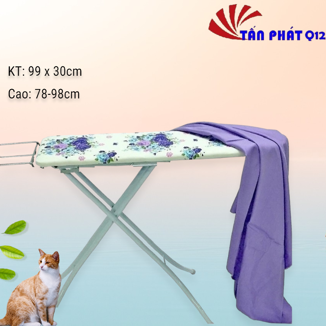 [tặng móc] BÀN ĐỂ ỦI QUẦN ÁO DẠNG ĐỨNG - Ngồi (có khay để bàn ủi)