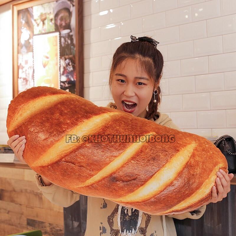 GỐI TRANG TRÍ PHÒNG KHÁCH HÌNH BÁNH MÌ GỐI ÔM 3D CHO BÉ HÌNH BÁNH MÌ [70cm] ĐỒ CHƠI NHỒI BÔNG BÁNH MÌ SANWICH GIẢM GIÁ RẺ NHẤT