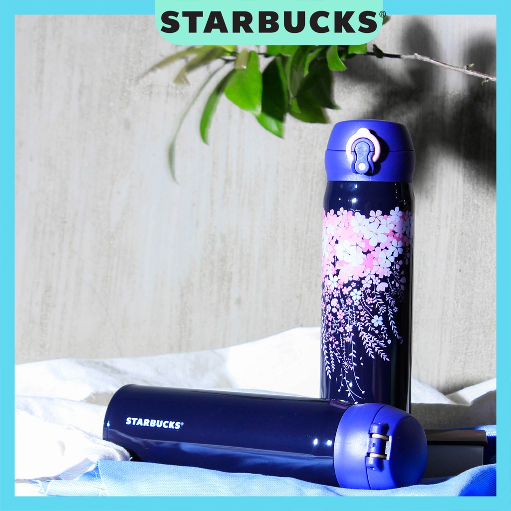 Bình giữ nhiệt Starbucks Sakura: Night Spring Dung tích 500ml