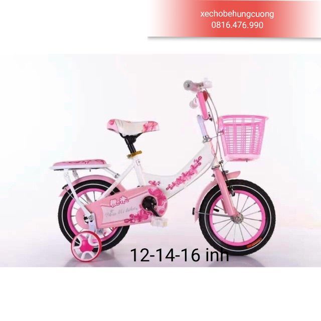 Xe đạp cho bé từ 2 đến 7 tuổi ( 12 inh , 14 inh, 16 inh)