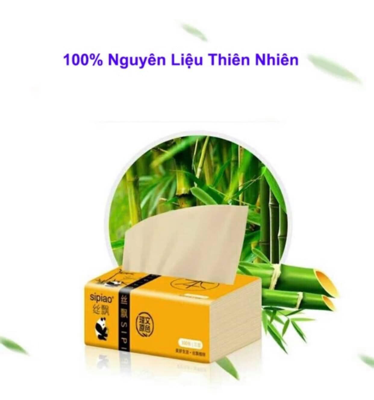 [HCM] 1 gói Khăn giấy gấu trúc sipiao