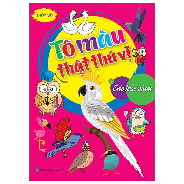 Fahasa - tô màu thật thú vị - các loài chim