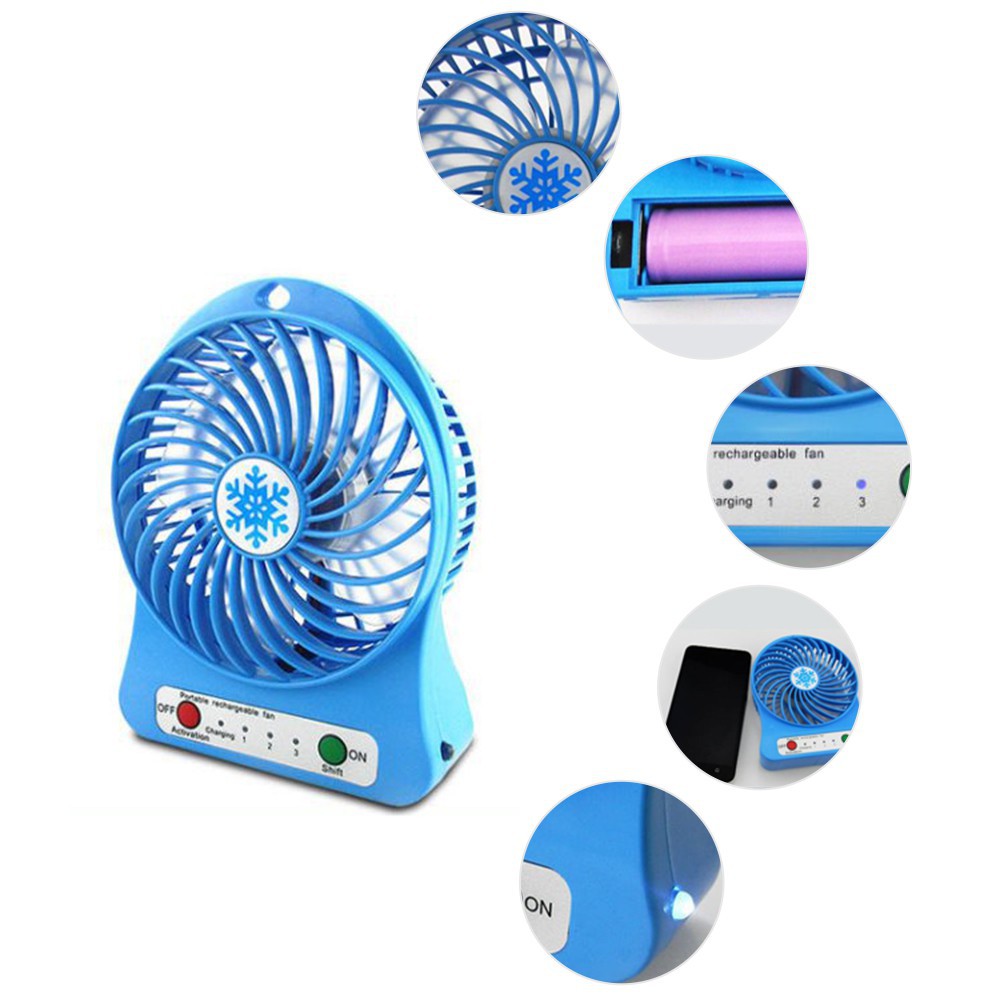 Quạt Để Bàn 3 Tốc Độ/ Quạt 3 Chế Độ/ Quạt Bàn/ Quạt Mini - Fourtech