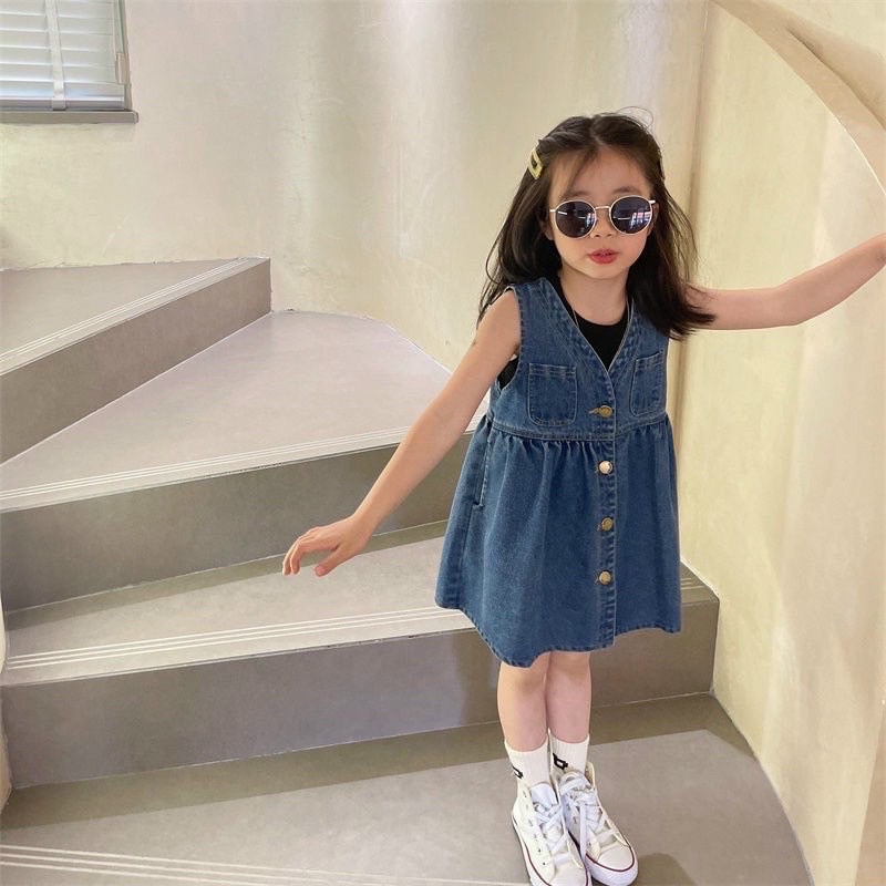 VÁY JEANS DÀNH CHO BÉ GÁI 1-5t