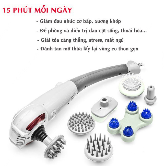 Máy Massage Cầm Tay 7 Đầu KING MASSAGER