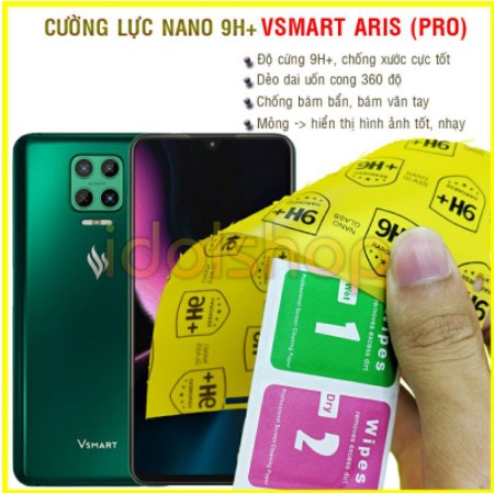 Cường lực dẻo nano Vsmart Aris , Vsmart Aris Pro siêu bền không bể vỡ