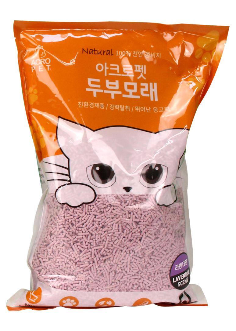 Cát đậu phụ, cát gỗ - Cát vệ sinh đậu phụ Acro Pet (100% ĐẬU PHỤ TỰ NHIÊN) cát xả được bồn cầu