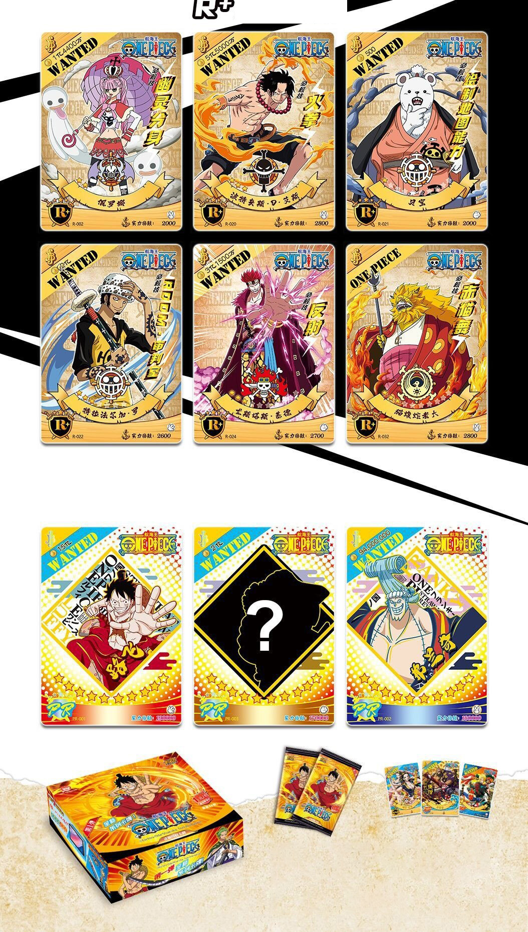 [Có sẵn] Pack 5 thẻ card nhân phẩm One Piece Wano quốc