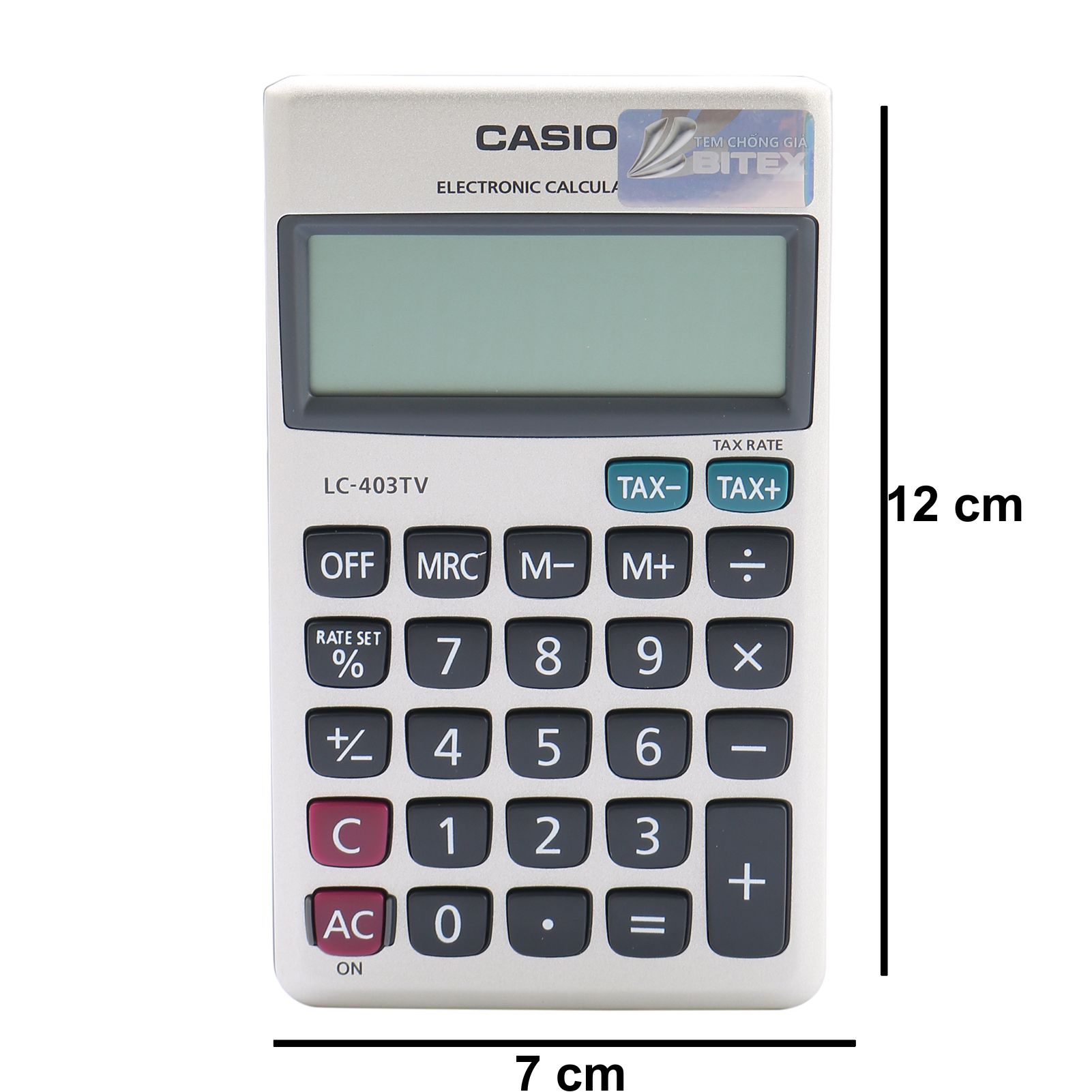 Máy tính Casio bỏ túi mini LC-403TV