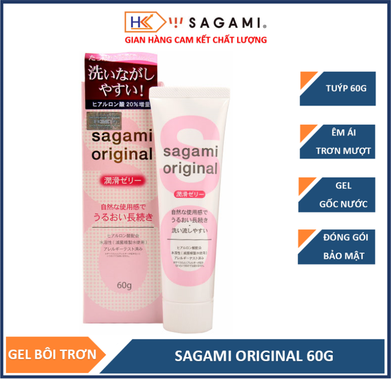 Gel bôi trơn cao cấp Sagami Original 60g nhập khẩu