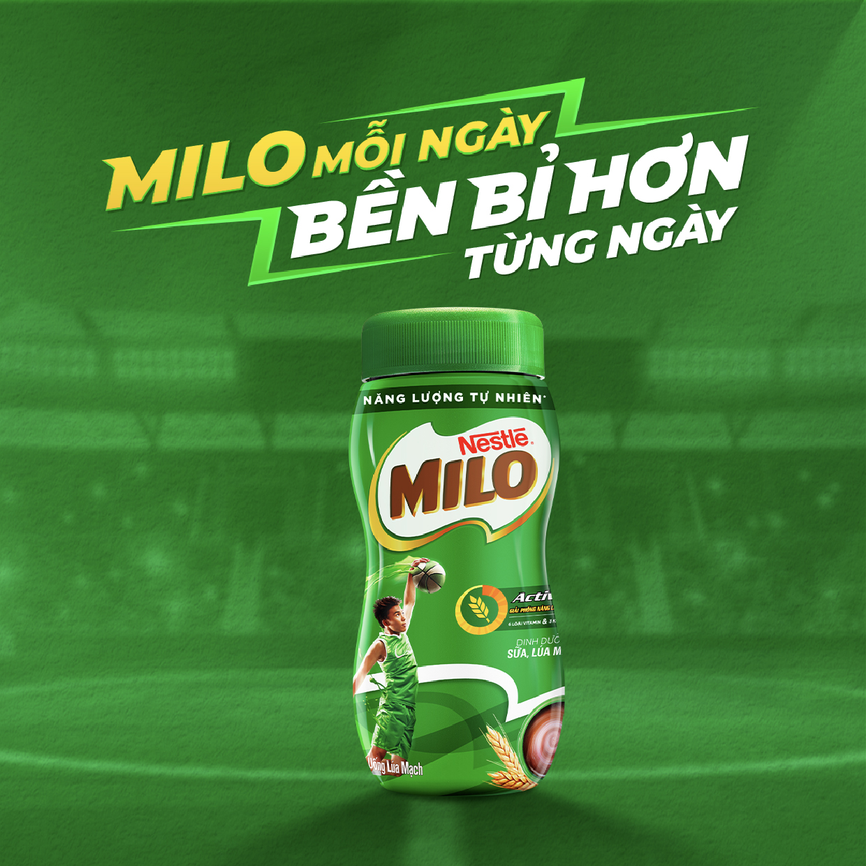 [FREESHIP TOÀN QUỐC] Thức uống lúa mạch Nestlé® MILO® Nguyên chất 400g (hũ nhựa)