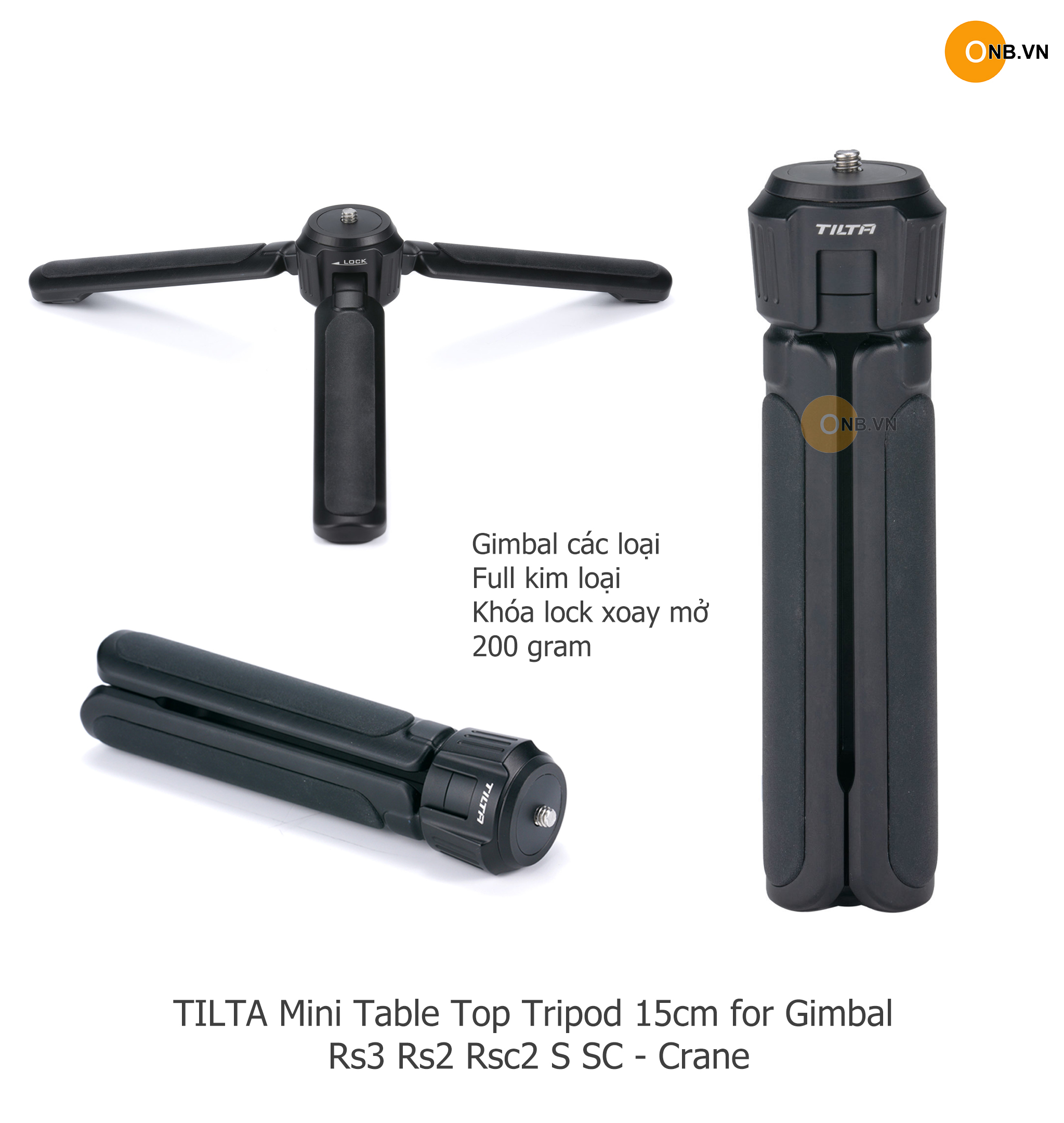Tilta mini table top tripod 15cm cho gimbal máy ảnh