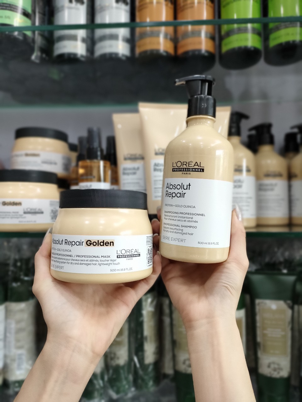 Rinse + Revitalize Loreal Profeesional hair damage