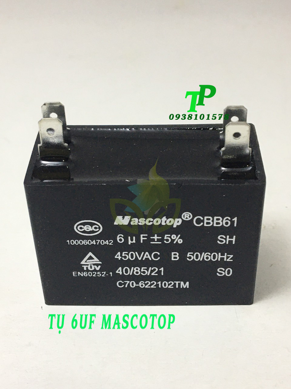 Tụ Mascotop 6uF CBB61