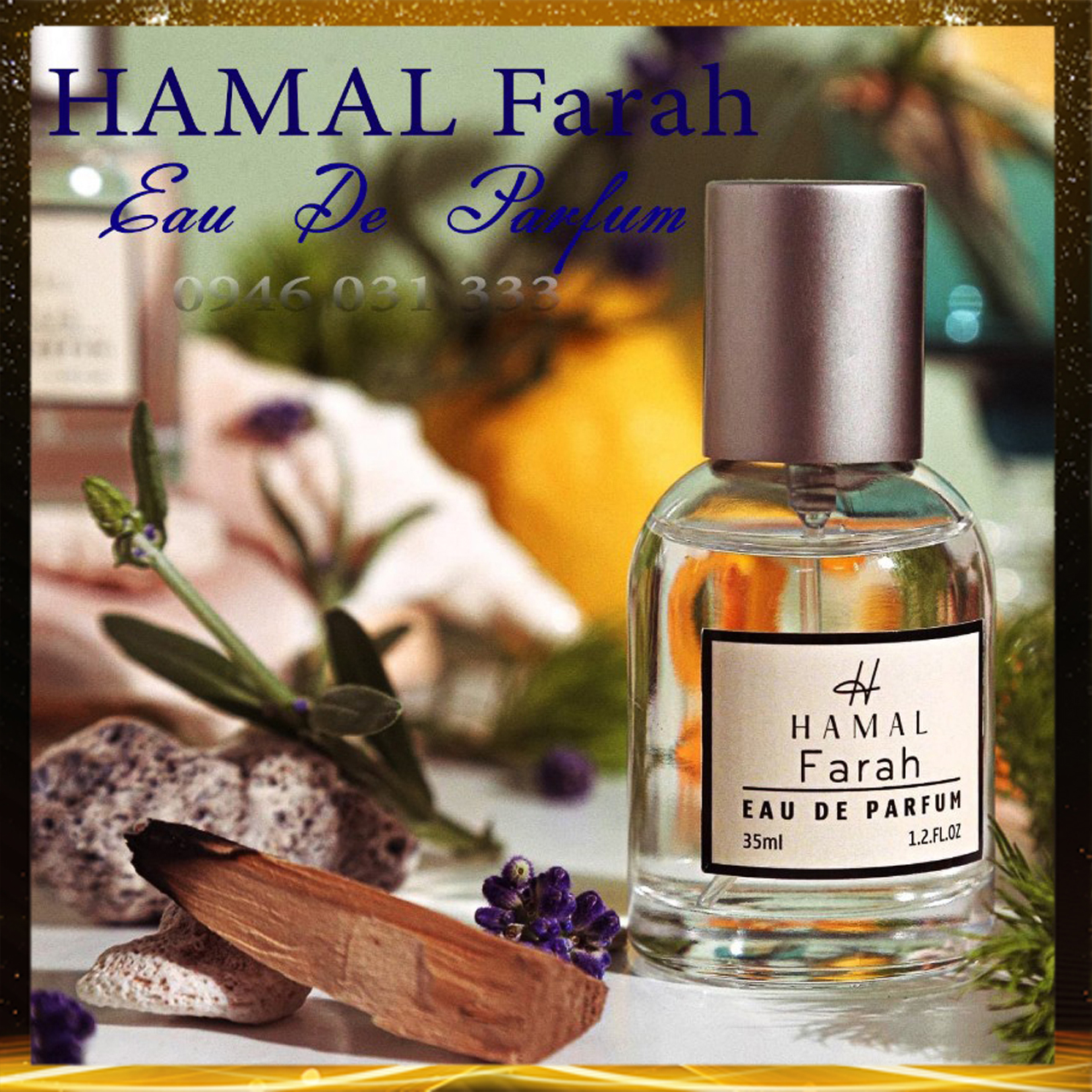 Nước hoa nam chính hãng Hamal Farah 35ml (Hàng bán chạy GIÁ SỈ)