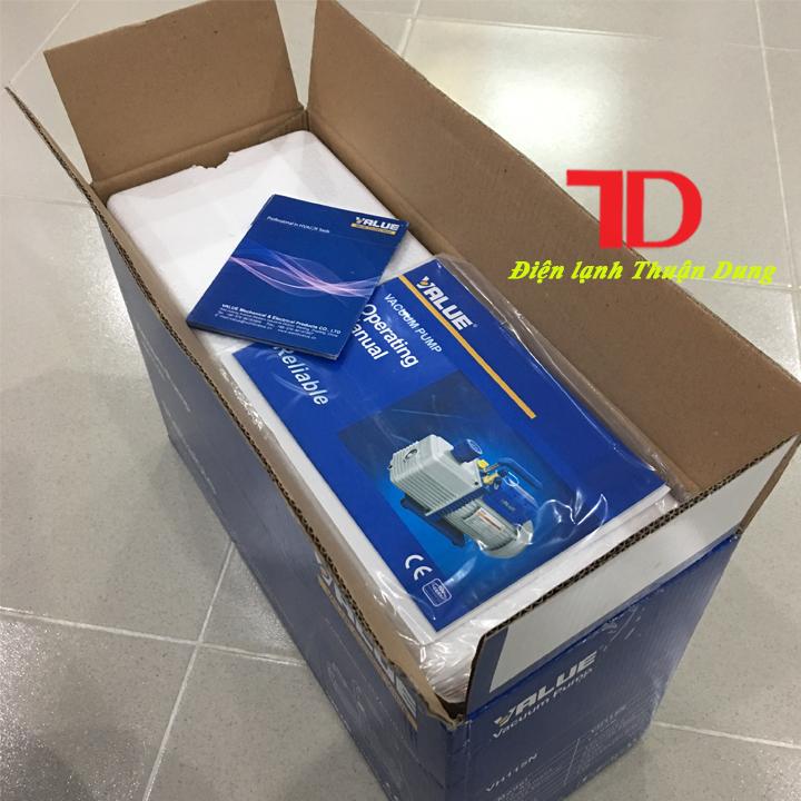 Máy hút chân không Value, 3.0 CFM, 2.0 CFM, 1.5 CFM, model VH115N, VE115N, VE125N, dùng cho máy lạnh, điều hoà, điều hoà ô tô, điện lạnh dân dụng, Điện Lạnh Thuận Dung