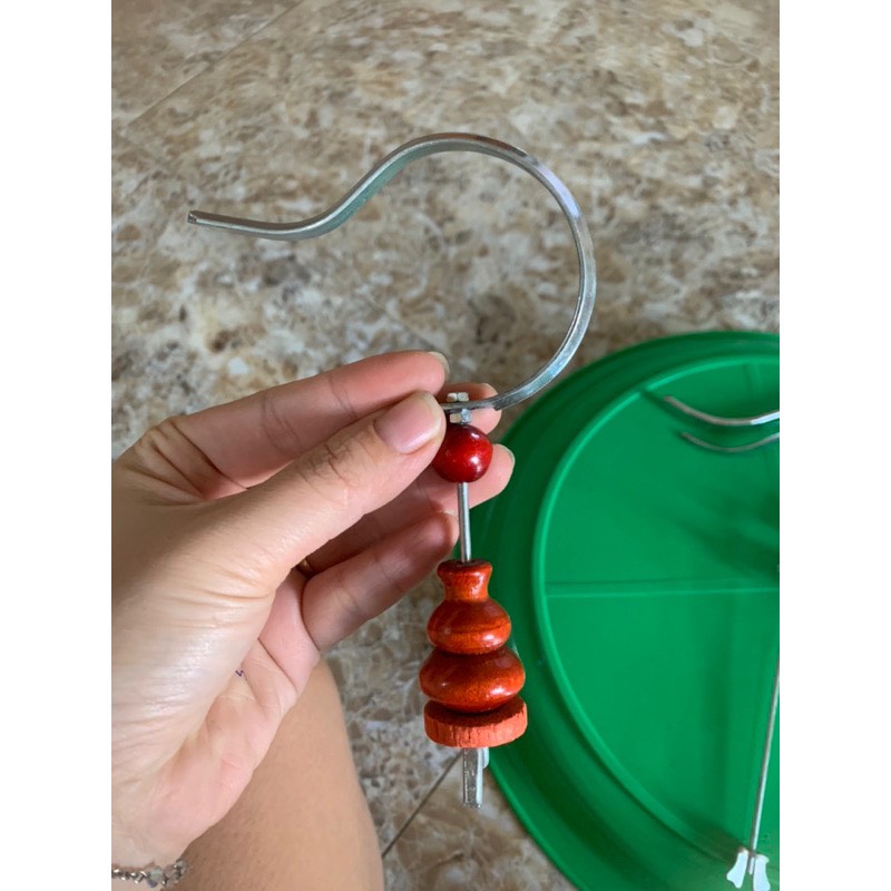 Móc treo lồng chim chất liệu inox
