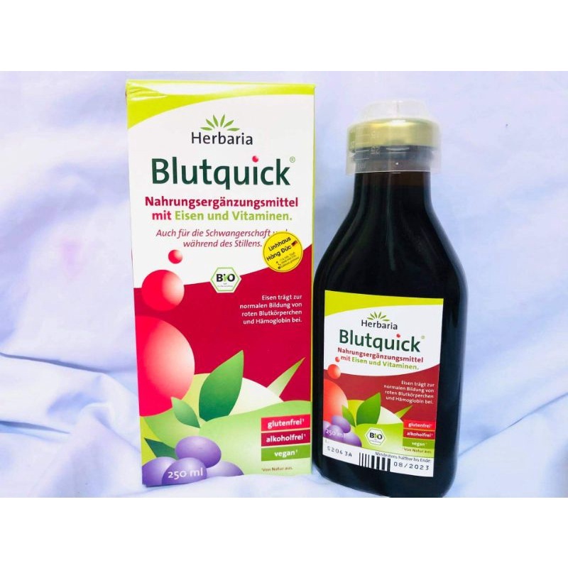 Dung dịch bổ sung sắt hữu cơ Blutquick 500ml