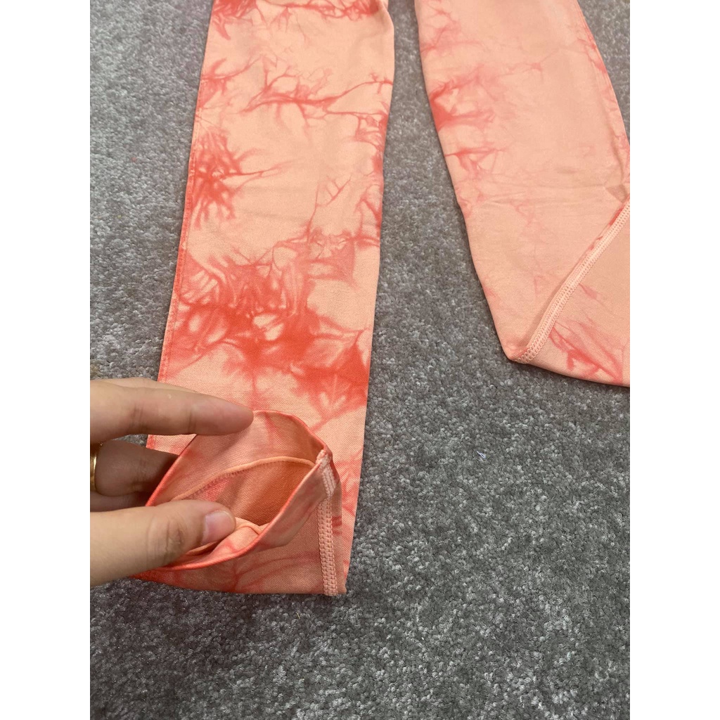 Quần dệt hoa chun mông