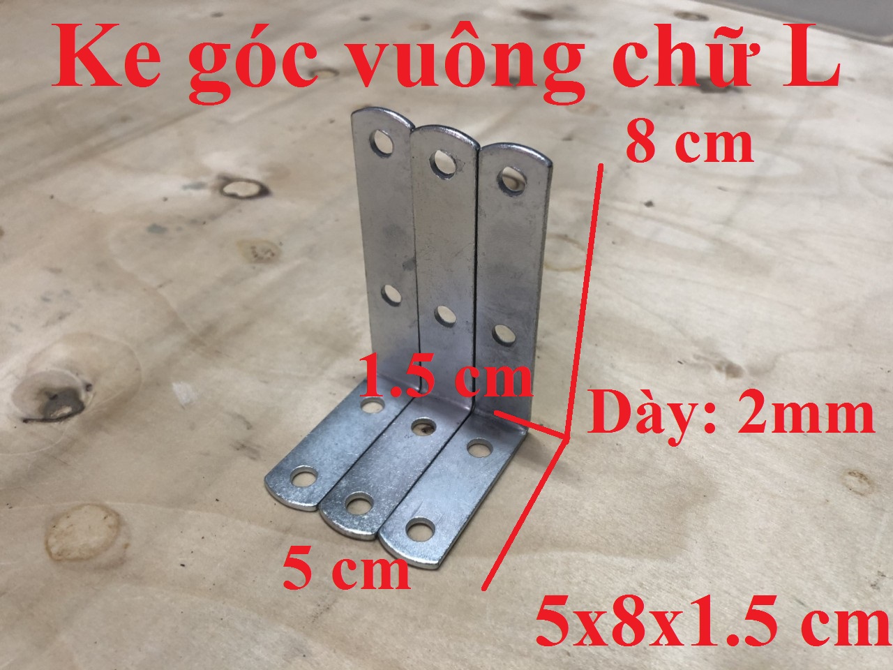 Ke góc vuông chữ L bản rộng 1.5cm