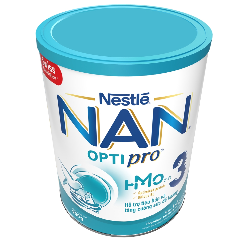 Sữa bột NAN Optipro PLUS HMO 3 (900g) (Lon)