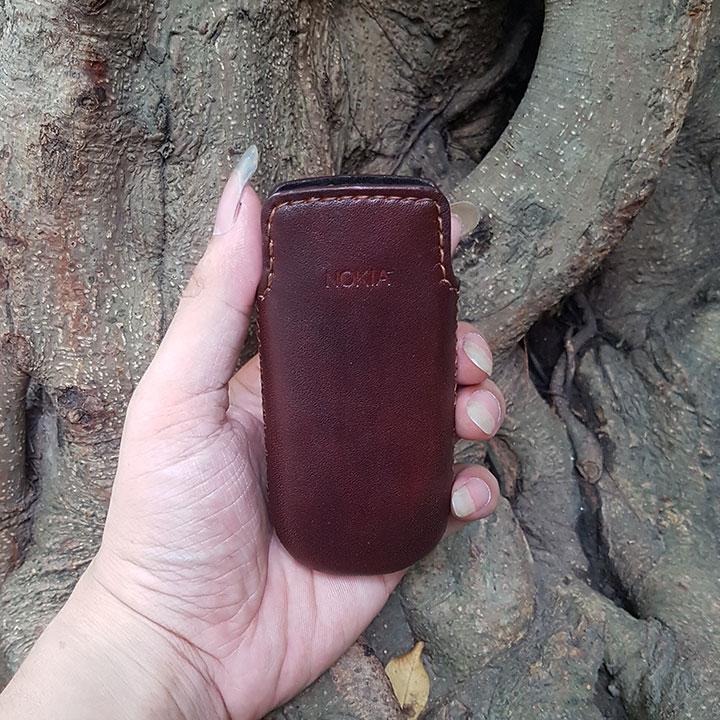 Bao da 6700 - Da bò thật - Đồ da thủ công - Màu nâu BV0182