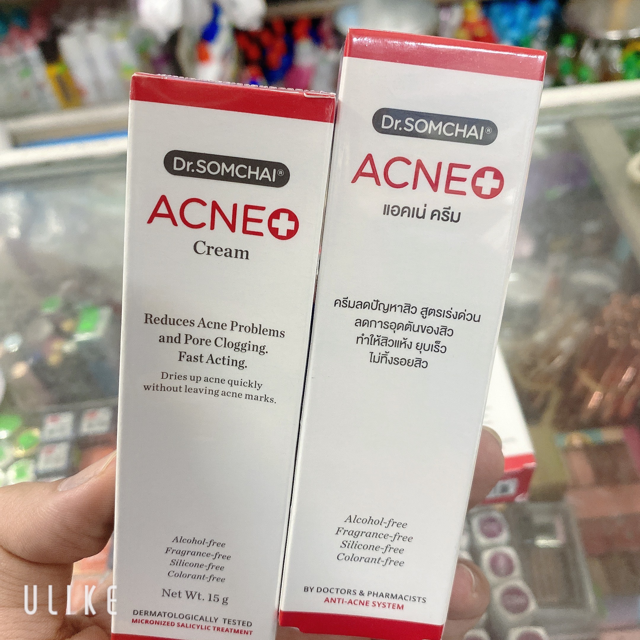 Dr.SOMCHAI Acne Cream Mụn Giảm Thâm 15g