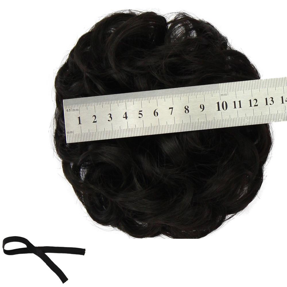 Búi tóc cột xoăn xù J25C, màu [nâu đỏ 2/33]
