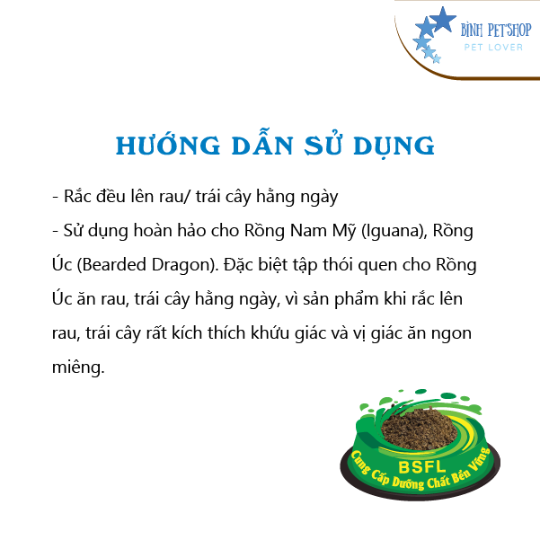 Thức ăn cho Bò Sát 200g - Bổ sung dinh dưỡng