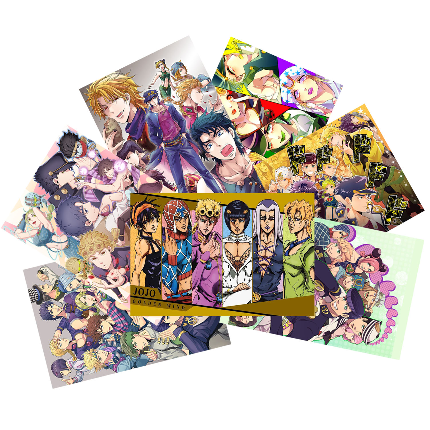SET 3 Tranh Poster JoJo no Kimyou na Bouken A4 21cmx30cm