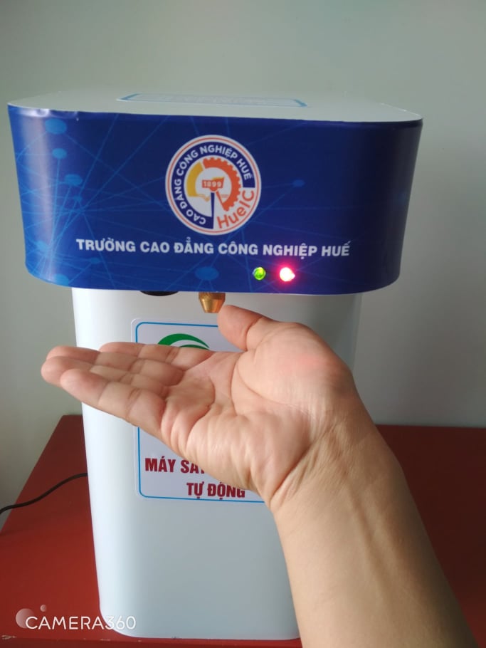 Máy Rửa Tay Sát Khuẩn Tự Động