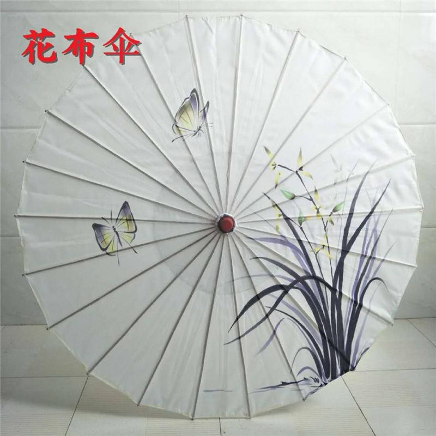 Ô dù họa tiết giấy cổ trang thanh lịch