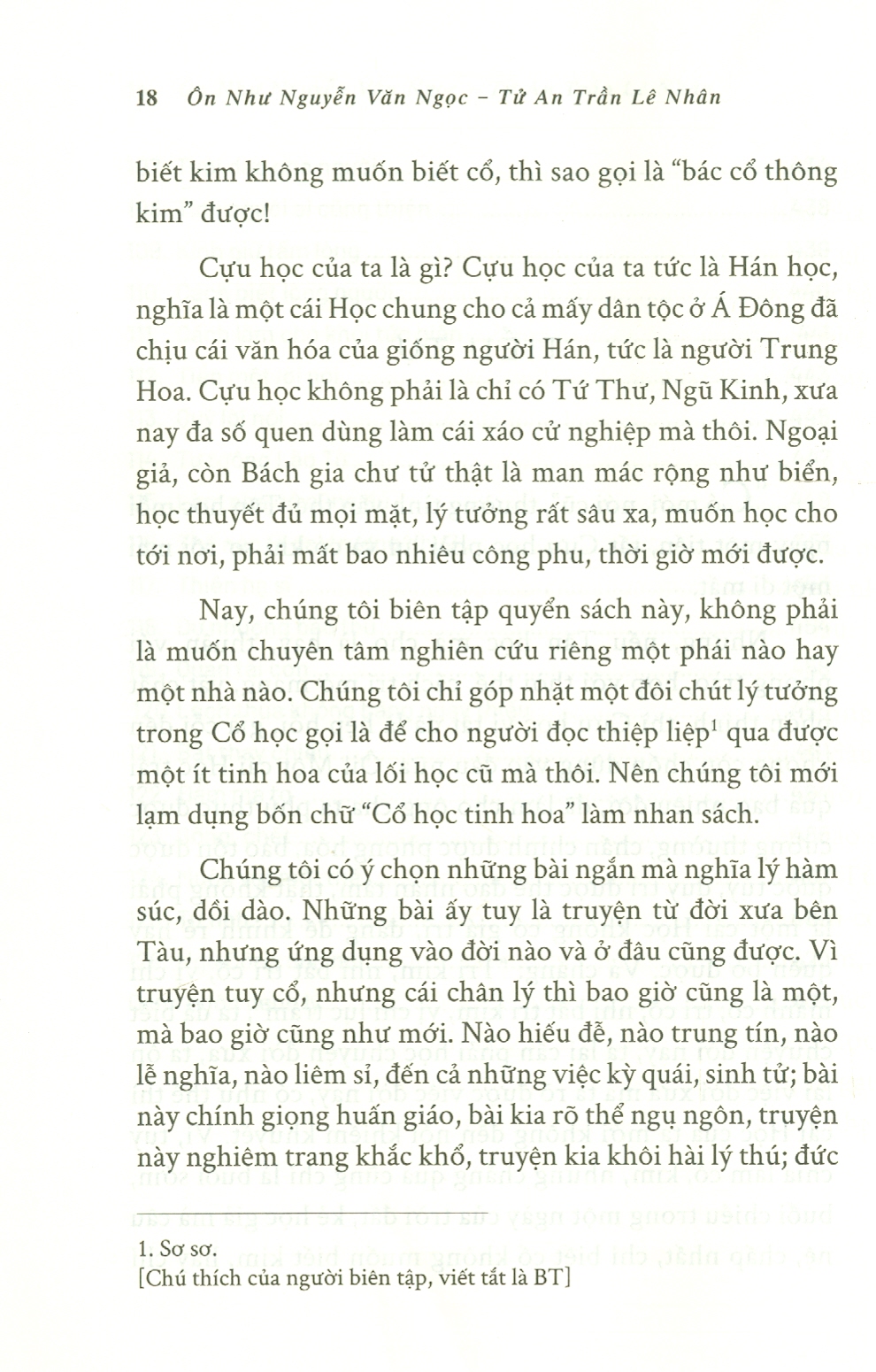 Tủ Sách Đời Người - Cổ Học Tinh Hoa