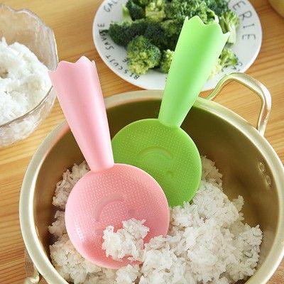 Muỗng xới cơm hình mặt cười đáng yêu - vá múc cơm chịu nhiệt tốt an toàn