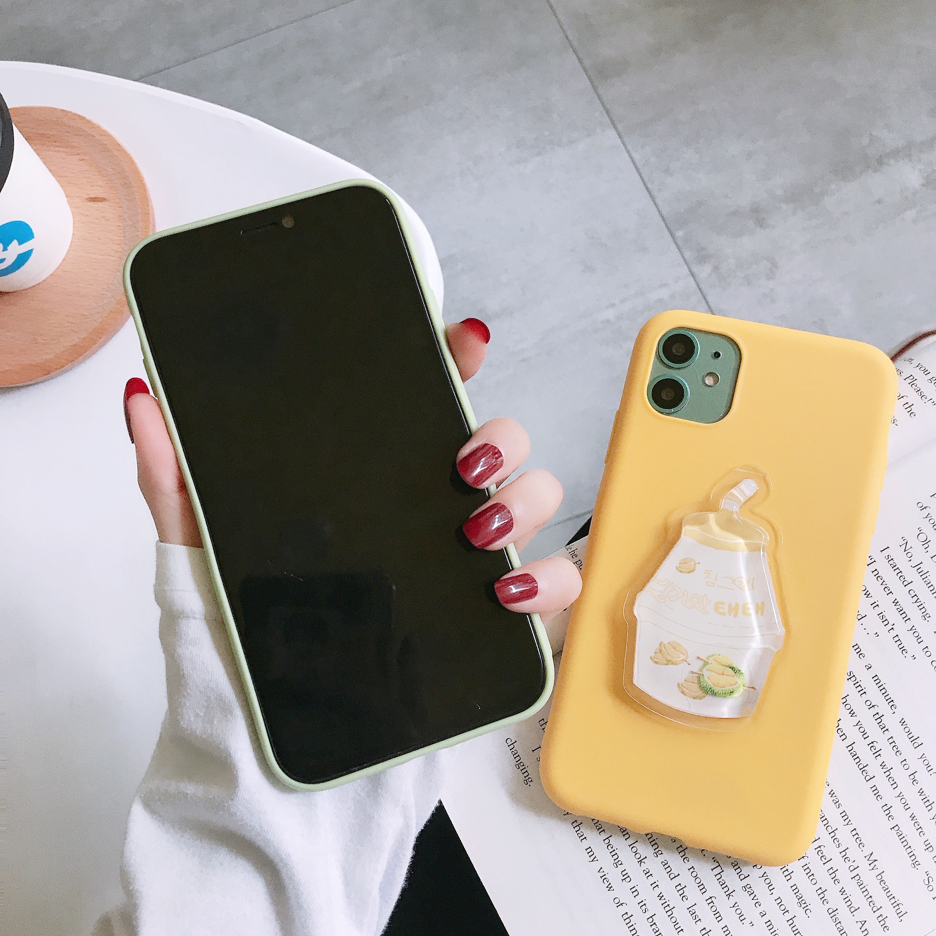 [Siêu Sale] Ốp iphone cốc trái cây chảy 6plus/6splus/7plus/8plus/X/Xs/Xsmax/11/11promax