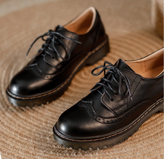Giày da nữ Oxford cho nàng phong cách retro, giày da basic cho nữ LavisS (hàng sẵn)