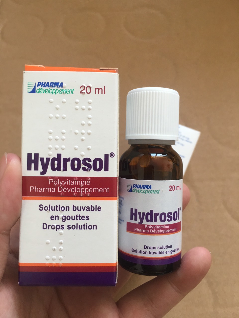 Vitamin hydrosol pháp cho bé