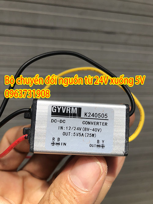 Bộ chuyển đổi nguồn 24v xuống 5v