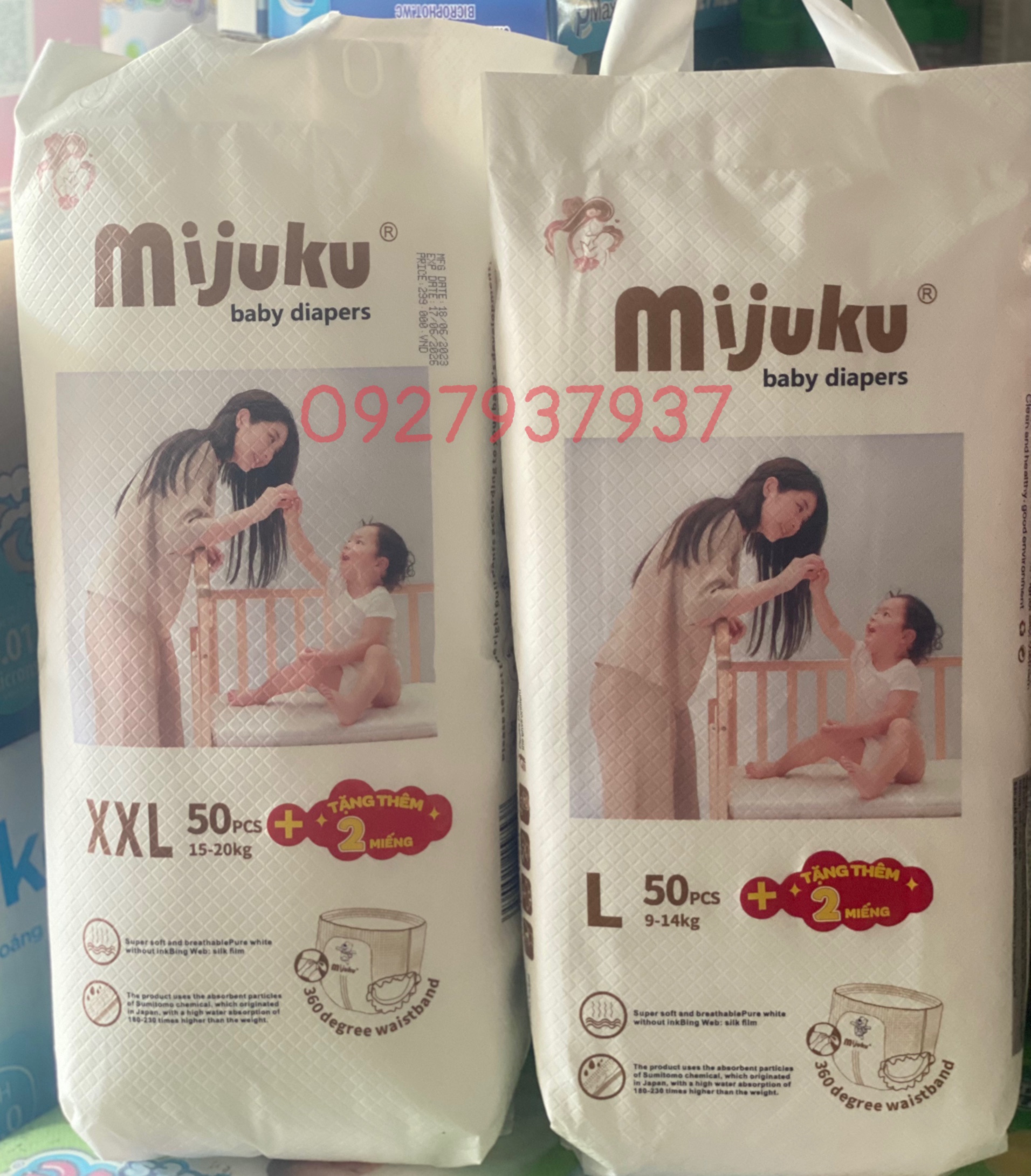 HCM BỈM DÁN / QUẦN MIJUKU 50M