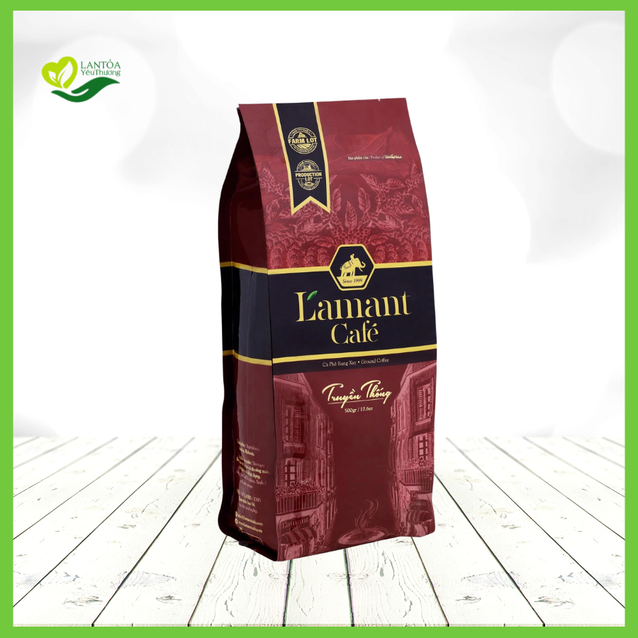 Cà phê rang xay L’amant Truyền thống 500gr