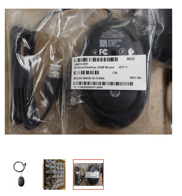 Chuột chính hãng hp 320M usb wired desktop mouse