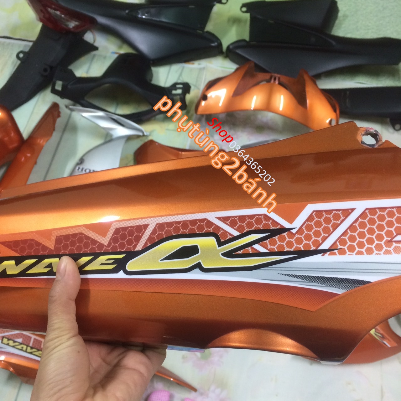 Dàn áo xe Wave alpha -wave A   - RS -wave 100-wave 50cc - nhựa abs  cao cấp hàng đẹp